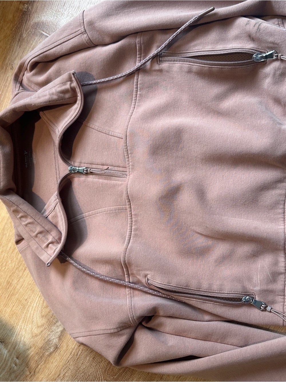 Old Navy Active Dusty Rose Pullover Hoodie